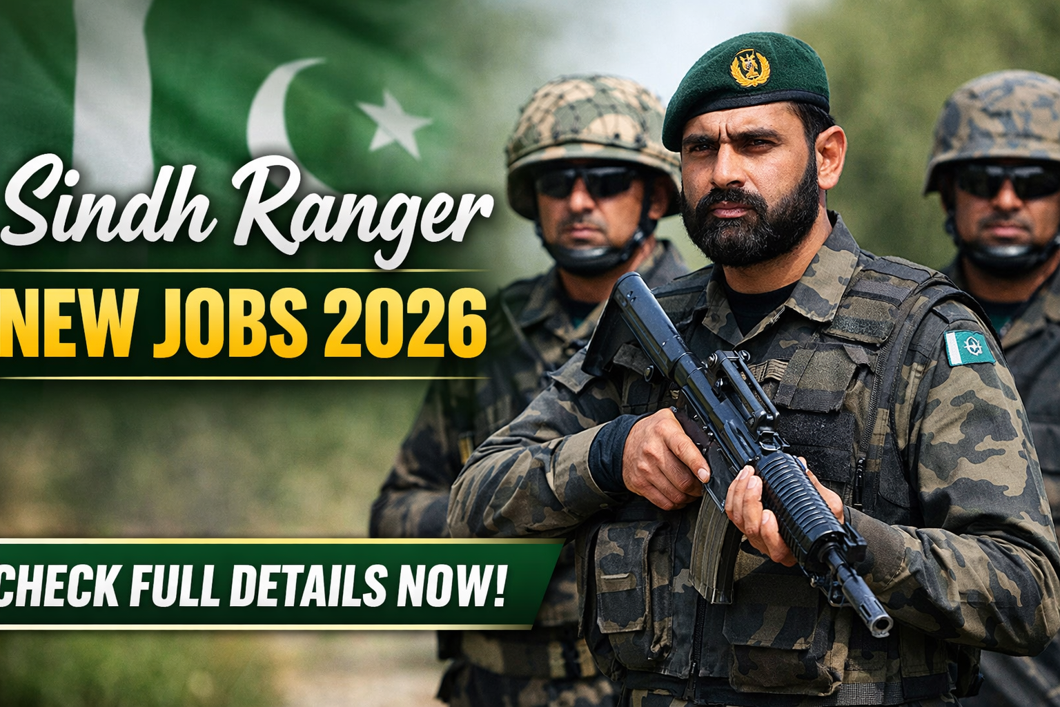 Sindh Ranger New Jobs 2026