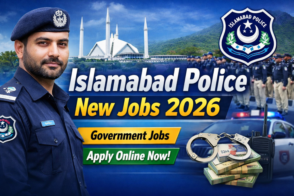 Islamabad Police New Jobs 2026