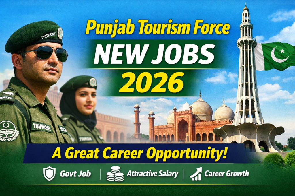 Punjab Tourisum Force New Jobs 2026