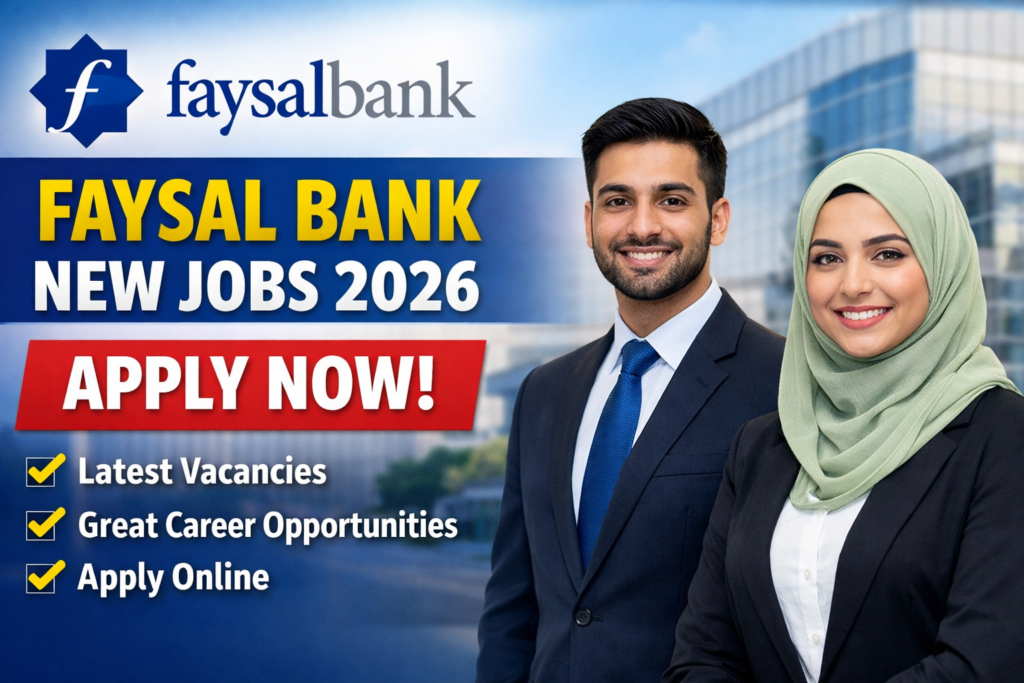 Faysal Bank New Jobs 2026