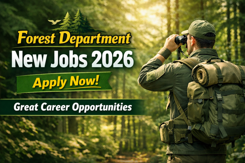 Forest Department New Jobs 2026