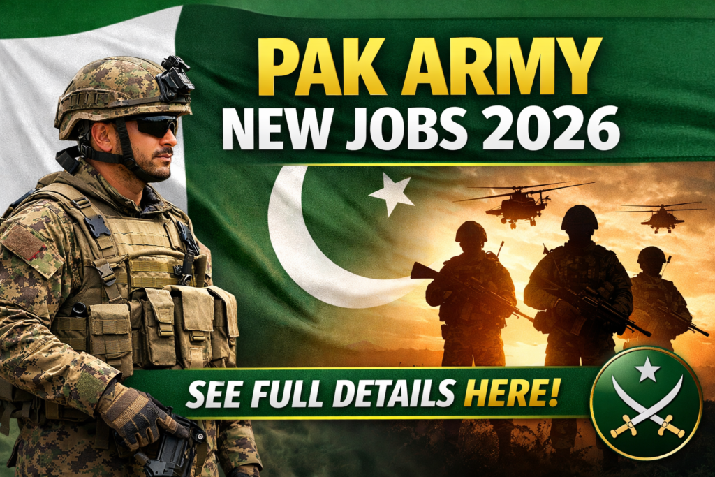 Pak Army jobs 2026