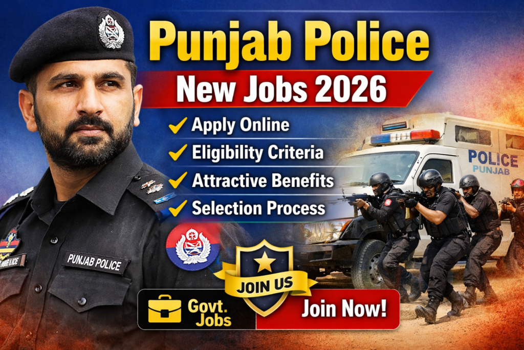 Punjab Police New Jobs 2026
