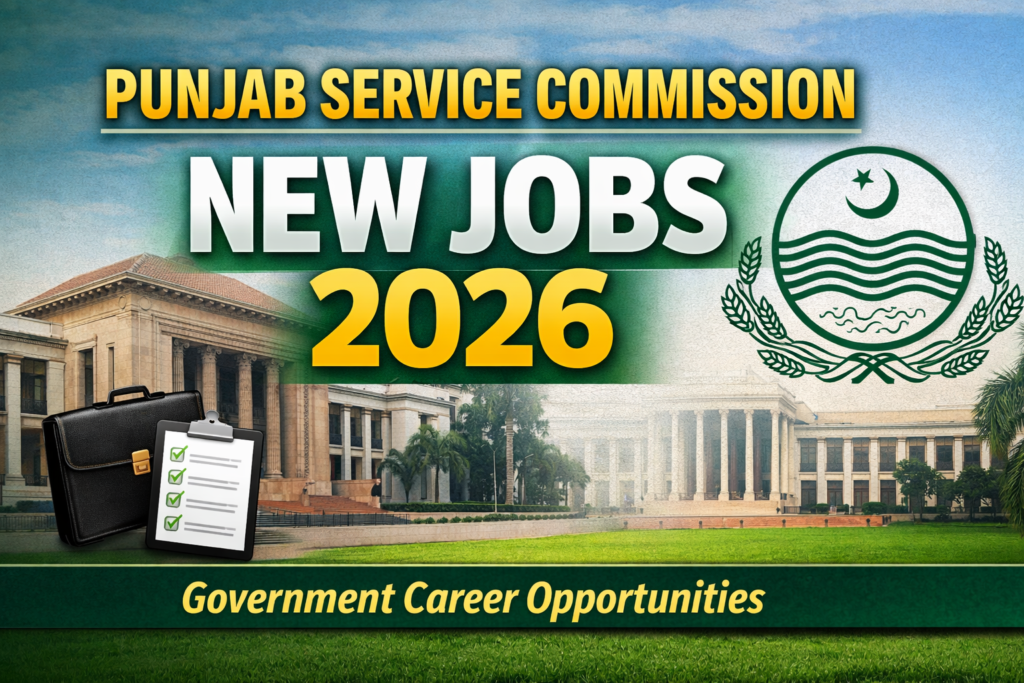 Punjab Service Commisssion New Jobs 2026